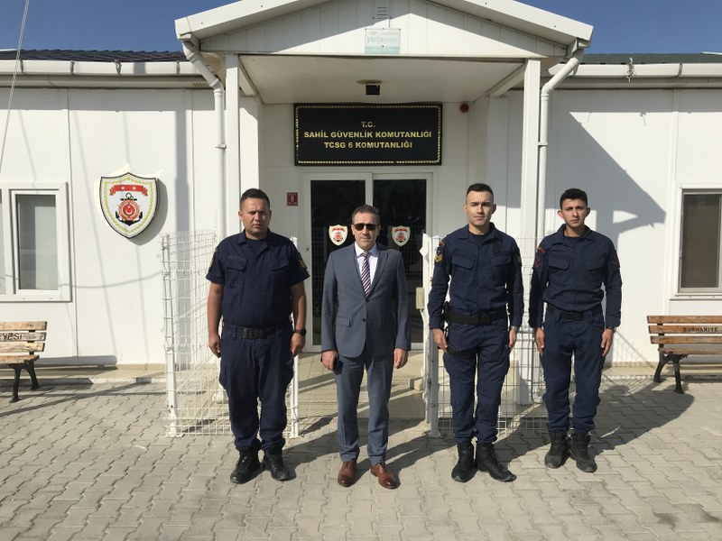 KAYMAKAMIMIZ İLYAS MEMİŞ SAHİL GÜVENLİK BOT KOMUTANLIĞI VE ASKERLİK ŞUBESİ BAŞKANLIĞINA ZİYARETTE BULUNDU